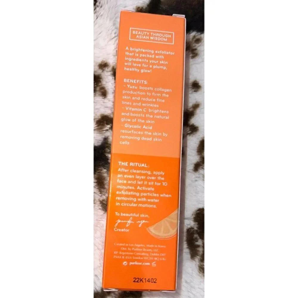 YUZU + ORANGE EXFOLIATING FACE POLISH